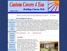 Tablet Screenshot of customcovers4you.com